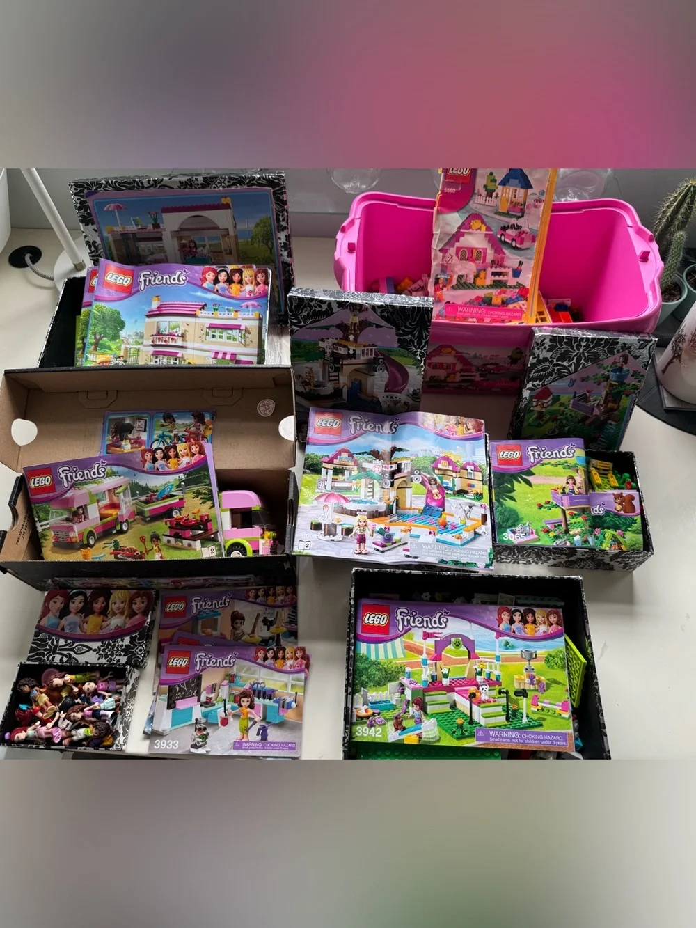 Lego Friends HUGE lot Bundle 5560 3184 3065 41017 41008 3942 3315 3933 3932 3939